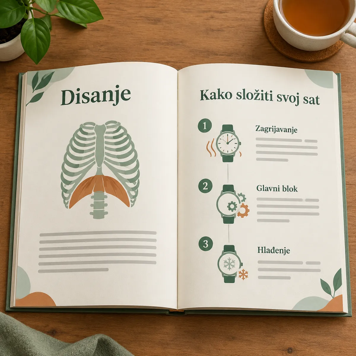 Priručnik za instruktore: disanje i slaganje sata
